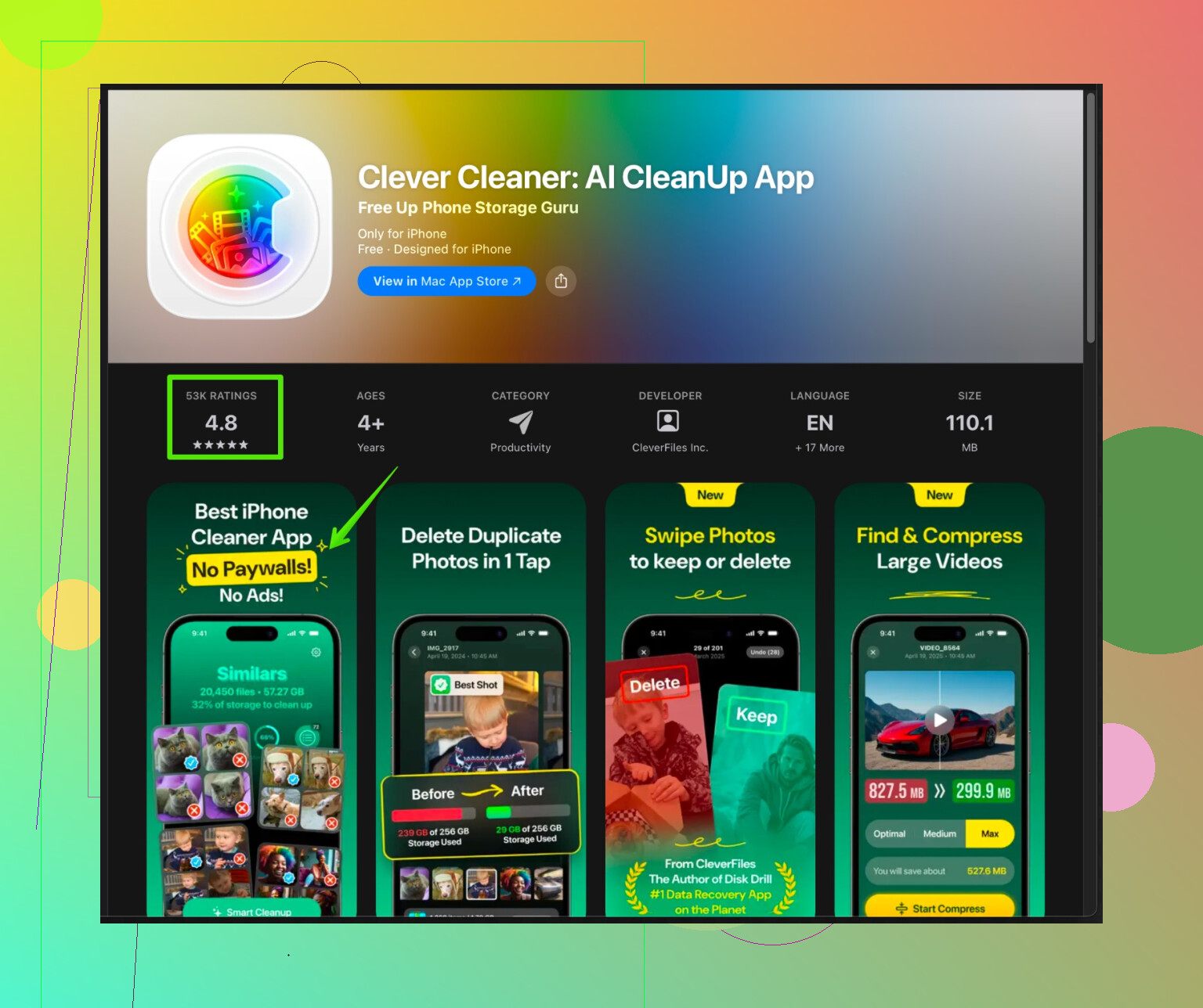 Beste veilige iPhone cleaner app om opslag vrij te maken?