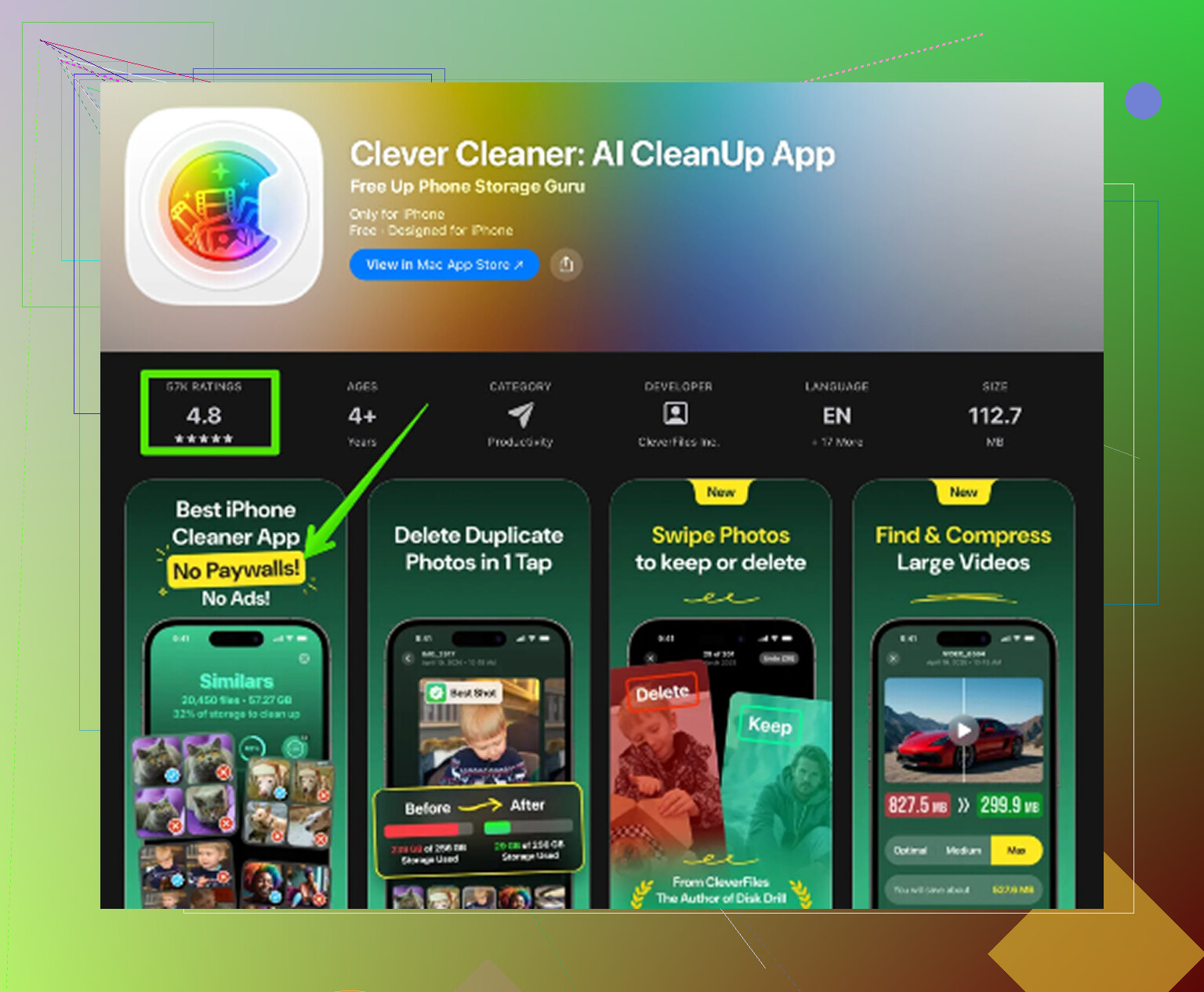 Was sind Medien im iPhone-Speicher und wie entferne ich sie, ohne jede App einzeln durchzugehen?