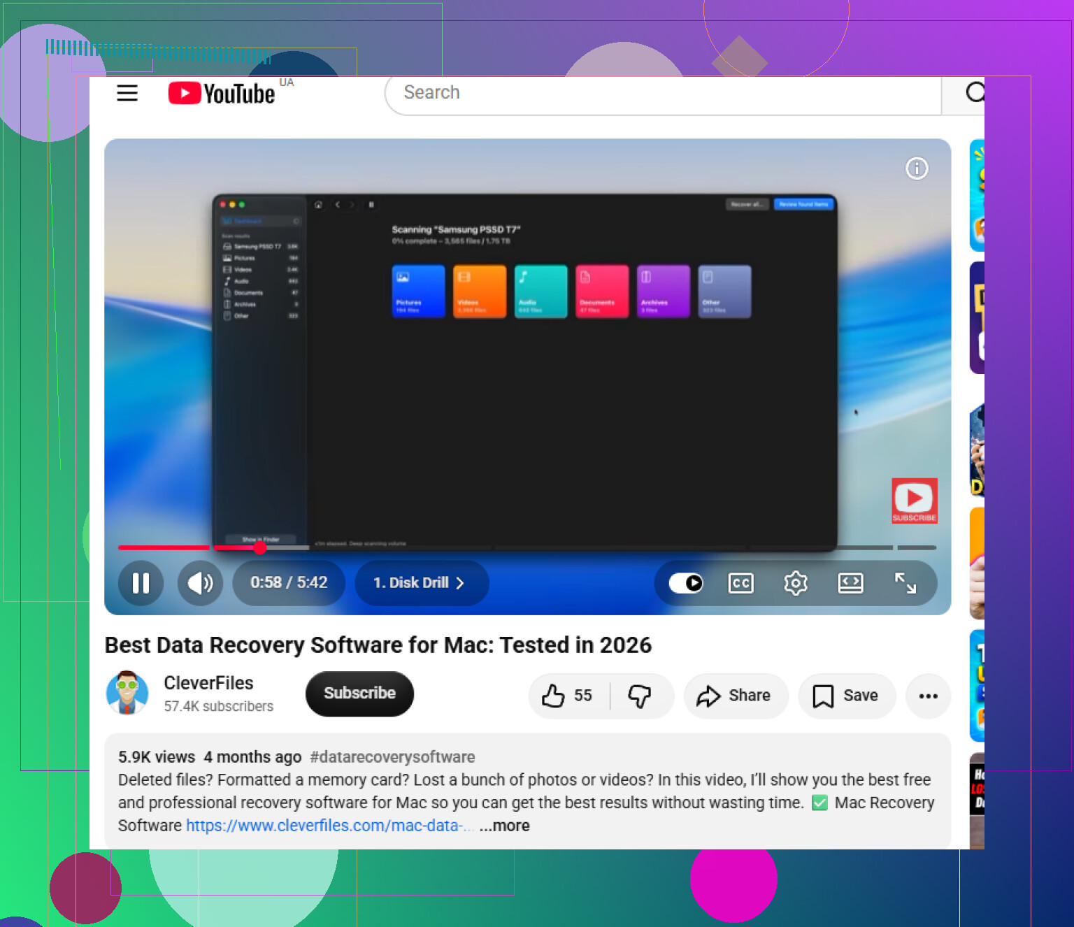 Récupération du disque dur Mac après la suppression de la mauvaise partition