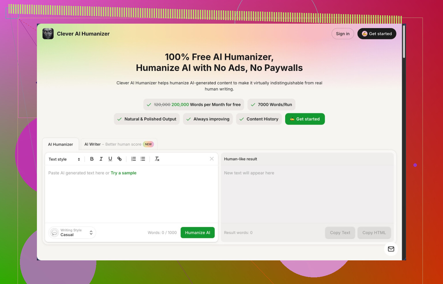 1. Clever AI Humanizerレビュー