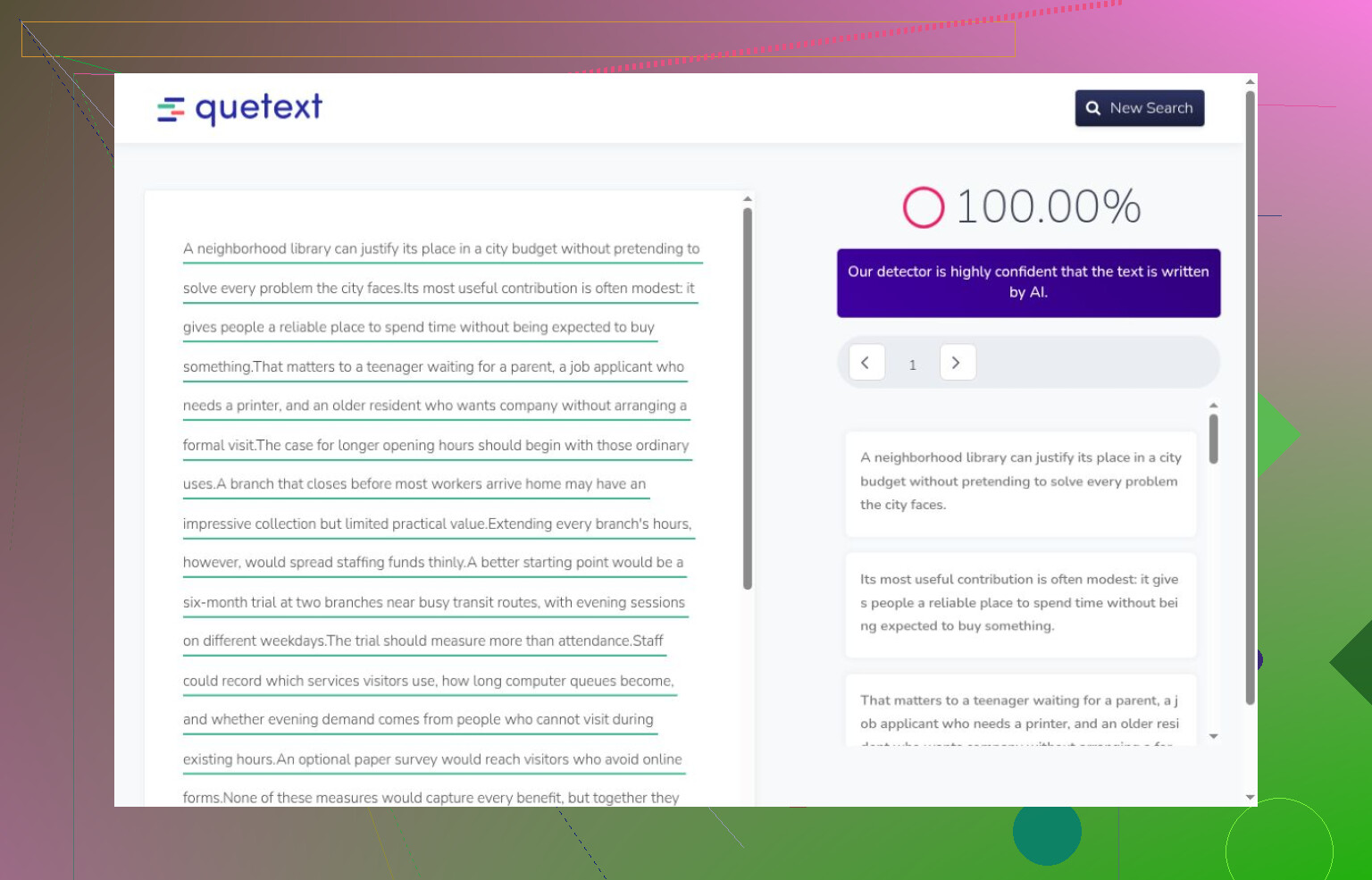 5. Sapling AI Detector